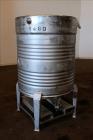 Tote Bin, 800 Liter, 28 Cubic Feet, 304 Stainless Steel, Vertical. Approximate 40
