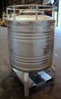 Used- Automationstechnik Tote Bin, 800 Liter, 28 Cubic Feet, 304 Stainless Steel, Vertical. Approximate 40
