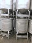 Used Stainless Steel Liquid Tote Bin, 211 Gallon Capacity