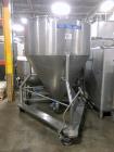Used-Stainless Steel Liquid Tote Bin, Approximate 500 Gallon (1892 Liter), 60