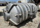 Used Storage Tank, Approximately 600 Gallon Capacity, 304 Stainless Steel