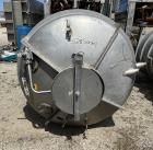 Used Storage Tank, Approximately 600 Gallon Capacity, 304 Stainless Steel