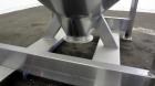 Used- Stainless Steel All-Weld Cone-In-Cone Tote Bin