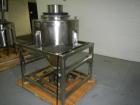 Used Industrial Stainless Steel Tote Bin | 9.5 cu ft | B&G Storage Tank