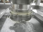 Used 1200 liter LB Bohle bin, model MCL1200S, 1200 liter(42 cu ft) capacity, stainless steel construction, approximately 60