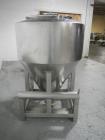 Used-1200 liter LB Bohle bin, model MCL1200S, 1200 liter(42 cu ft) capacity, stainless steel construction, approximately 60