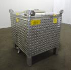 Used Custom Metalcraft Transtore Dimple Jacketed Stainless Steel Tote