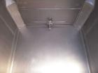Used Custom Metal Craft Powder Stackable Tote Bin, Approximately 50 Cubic Feet, Aluminum. 48