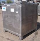Used Custom Metal Craft Powder Stackable Tote Bin, Approximately 50 Cubic Feet, Aluminum. 48