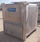 Used Custom Metal Craft Powder Stackable Tote Bin, Approximately 50 Cubic Feet, Aluminum. 48