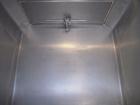Used Custom Metal Craft Powder Stackable Tote Bin, Approximately 50 Cubic Feet, Aluminum. 48