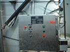 USED: Tote bin washer manufactured by Douglas Machine, model VBT-1000.Recirculated pre wash temp 130 deg F, recirculated wash temp 150 deg Fsanitizing rinse temp 180 deg F. Open dimensions 80