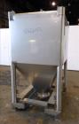 Used- GEA Buck Systems Stackable Powder Tote Bin, Approximately 62 Cubic Feet, 316 Stainless Steel. 52