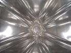 Used GEI Gallay Stackable Tote Bin, Approximately 20 Cubic Feet, Stainless Steel. 43-1/2