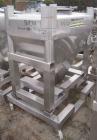 Used GEI Gallay Stackable Tote Bin, Approximately 20 Cubic Feet, Stainless Steel. 43-1/2