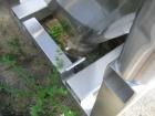 Used GEI Gallay Stackable Tote Bin, Approximately 20 Cubic Feet, Stainless Steel. 43-1/2