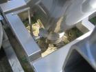 Used GEI Gallay Stackable Tote Bin, Approximately 20 Cubic Feet, Stainless Steel. 43-1/2