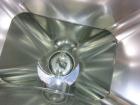 Used GEI Gallay Stackable Tote Bin, Approximately 20 Cubic Feet, Stainless Steel. 43-1/2