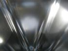 Used GEI Gallay Stackable Tote Bin, Approximately 20 Cubic Feet, Stainless Steel. 43-1/2