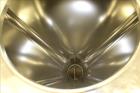 Used GEI Gallay Stackable Powder Tote Bin, Approximately 10 Cubic Feet, 316 Stainless Steel. Approximately 48