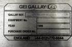 Used GEI Gallay Stackable Powder Tote Bin, Approximately 10 Cubic Feet, 316 Stainless Steel. Approximately 48