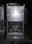 Used- Gallay Stackable Tote Bin, 65 cubic feet (2000 liter), 316 stainless steel. 51-1/2