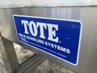 Used- Hoover Industrial Tote Bin, 304 Stainless Steel. Approximate 48