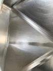 Used Hoover Industrial Tote Bin, 304 Stainless Steel. Approximate 48
