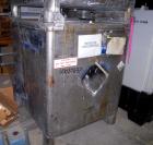 Used- Hoover Liquid Tote Bin, 52.7 cubic feet (395 Gallon), Stainless steel. Rated 9.5 psi. 47