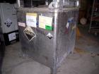 Used- Hoover Liquid Tote Bin, 52.7 cubic feet (395 Gallon), Stainless steel. Rated 9.5 psi. 47