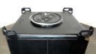 Used Hoover Group Liquid Tote Bin, 350 Gallon (46.77 cubic feet), Carbon Steel. Rated internal 9.5 psig, DOT 57 specification. Approximate 48” long x 43” wide x 36” deep, flat top and bottom. 22” Dia...