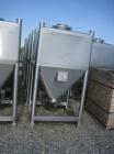Used- Zanchetta (IMA) PH Tote Bin, approximately 52.9 cubic feet (1500 liter), stainless steel. 46