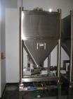 Used- Zanchetta ( IMA ) PH Tote Bin, Approximately 52.9 Cubic Feet (1500 Liter), Stainless Steel. 46