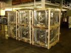Used 200 liter (7 cu ft) Metolift bin, stainless steel construction, approximately 22