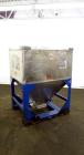 Used- Stainless Steel Mid-States Manufacturing & Engineering Powder Tote Bin