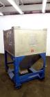 Used Mid-States Manufacturing & Engineering Powder Tote Bin, 304 Stainless Steel. Approximate 56.8 cubic feet capacity. 53
