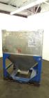 Used Mid-States Manufacturing & Engineering Powder Tote Bin, 304 Stainless Steel. Approximate 56.8 cubic feet capacity. 53” Long x 44” wide x 27.5” straight side x 35” coned bottom. 23” Diameter top ...