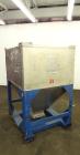 Used Mid-States Manufacturing & Engineering Powder Tote Bin, 304 Stainless Steel. Approximate 56.8 cubic feet capacity. 53” Long x 44” wide x 27.5” straight side x 35” coned bottom. 23” Diameter top ...