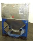 Used Stainless Steel Mid-States Manufacturing & Engineering Powder Tote Bin