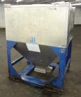 Used Stainless Steel Mid-States Manufacturing & Engineering Powder Tote Bin