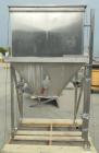 Used- Surge Hopper, approximately 46 cubic feet, 304 stainless steel. 47