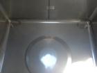 Used IBC Precision Stackable Liquid Tote, 46.7 cubic feet ( 350 gallon), model SS350, 304 stainless steel. 48’’ long x 42’’ wide x 36’’ deep. 22’’ diameter top opening with cover, off center bottom o...