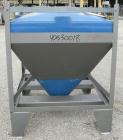 Used Plastic Tote Bin, approximately 10 cubic feet (75 gallon). 49