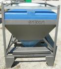 Used Plastic Tote Bin, approximately 10 cubic feet (75 gallon). 49