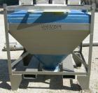 Used Plastic Tote Bin, approximately 10 cubic feet (75 gallon). 49