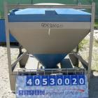 Used- Plastic Tote Bin, approximately 10 cubic feet (75 gallon). 49