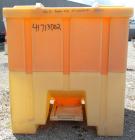Used- Tote Bin, Approximately 46.9 Cubic Feet Capacity, Plastic.  44