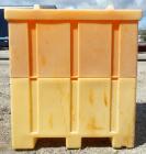 Used- Tote Bin, Approximately 46.9 Cubic Feet Capacity, Plastic.  44