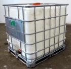 Used- Lot Of (54) Schutz Ecobulk IBC Tote Bin, 275 Gallon (37 Cubic Feet), Polyethylene Construction. Approximate 44” long x...