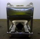 Used- Servolift Tote Bin, 316 Stainless Steel, Approximate 264 Gallon, 35 Cubic